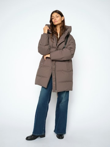 MOS MOSH Winter Jacket 'MMAvon' in Brown: front