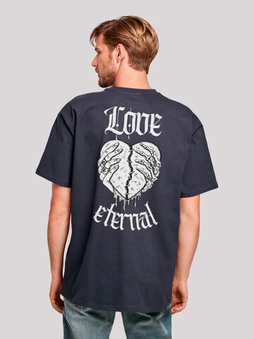 F4NT4STIC Shirt 'Valentines' in Blauw: voorkant