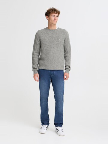 Kronstadt Sweater ' KSDoors O-neck ' in Grey