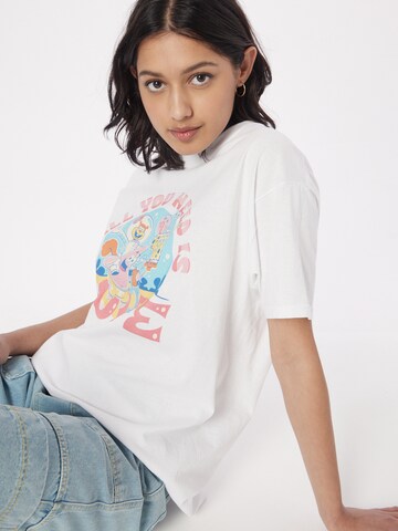 Daisy Street Shirts 'SPONGEBOB SQUAREPANTS' i hvid