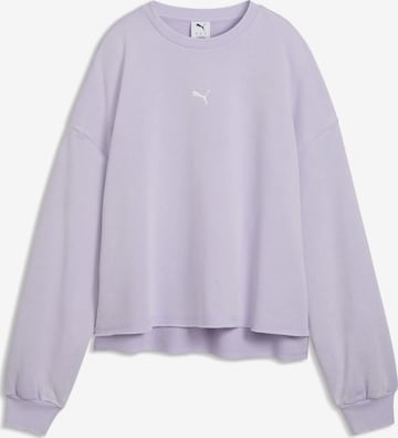 Sweat-shirt PUMA en violet : devant