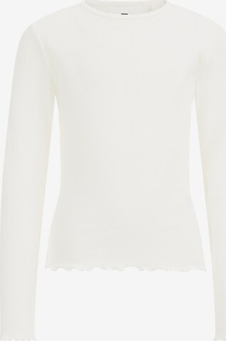 T-Shirt WE Fashion en blanc : devant