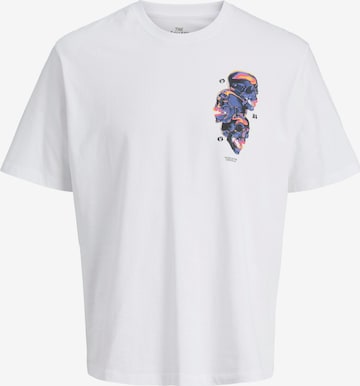 JACK & JONES - Camiseta 'JORSTEEL GALLERY' en blanco: frente