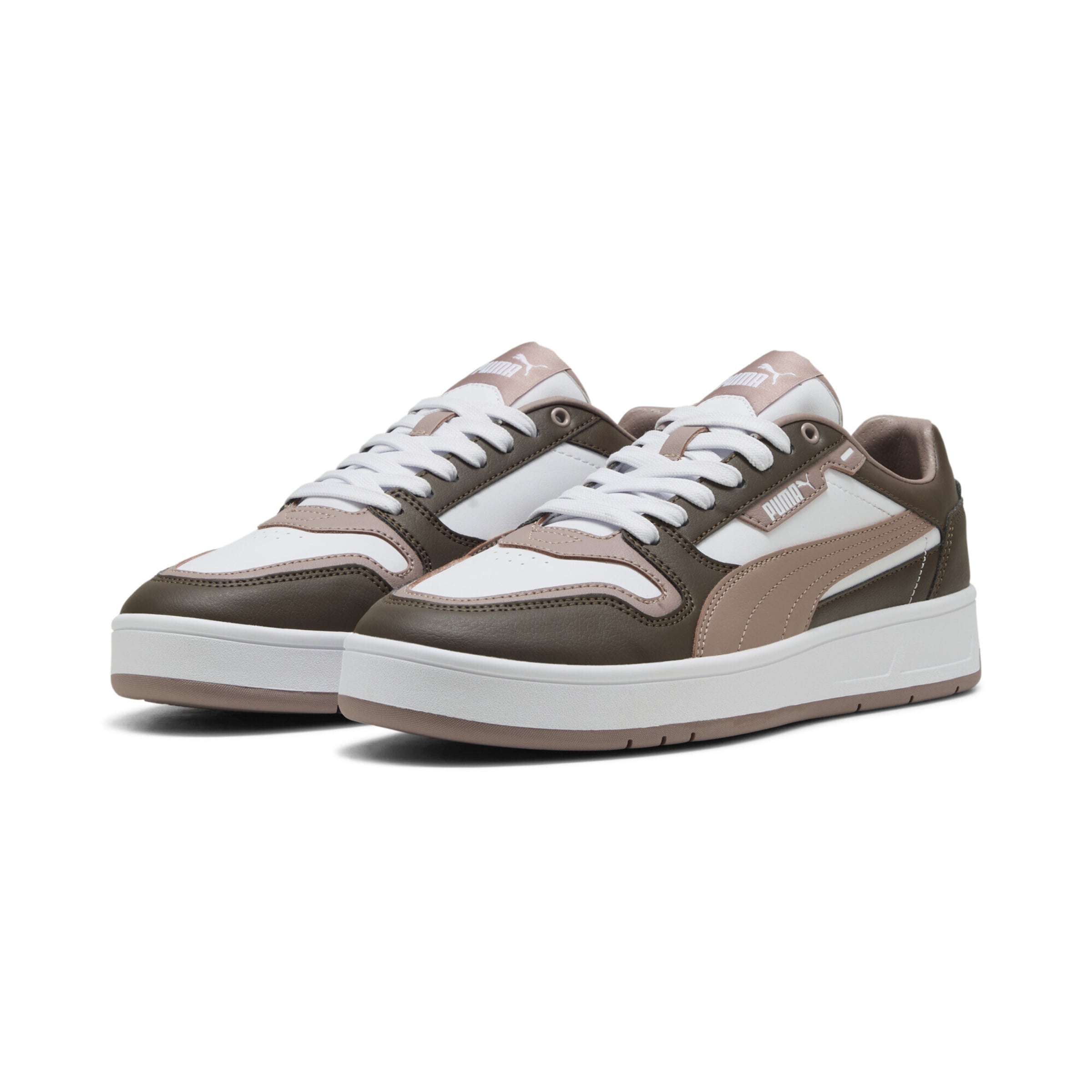 PUMA Sneakers laag 'Court Classic Street' in Bruin