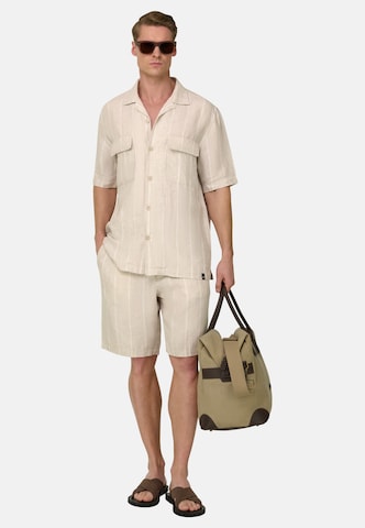 Boggi Milano Slimfit Shorts 'Bermuda' in Beige