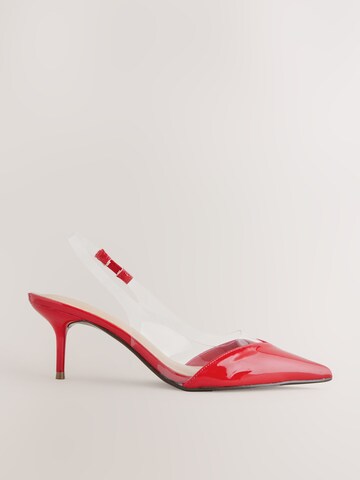 Décolleté sling 'Forever Comfort' di Next in rosso