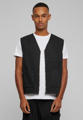 Urban Classics Bodywarmer in Zwart: voorkant