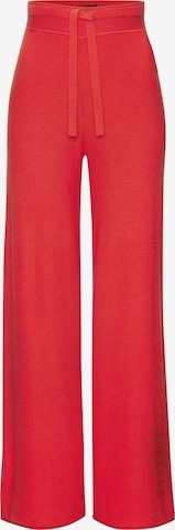 Elbsand Wide Leg Housut värissä punainen: etupuoli