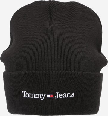 Tommy Jeans Muts in Zwart: voorkant