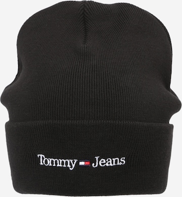 Tommy Jeans Mössa i svart: framsida