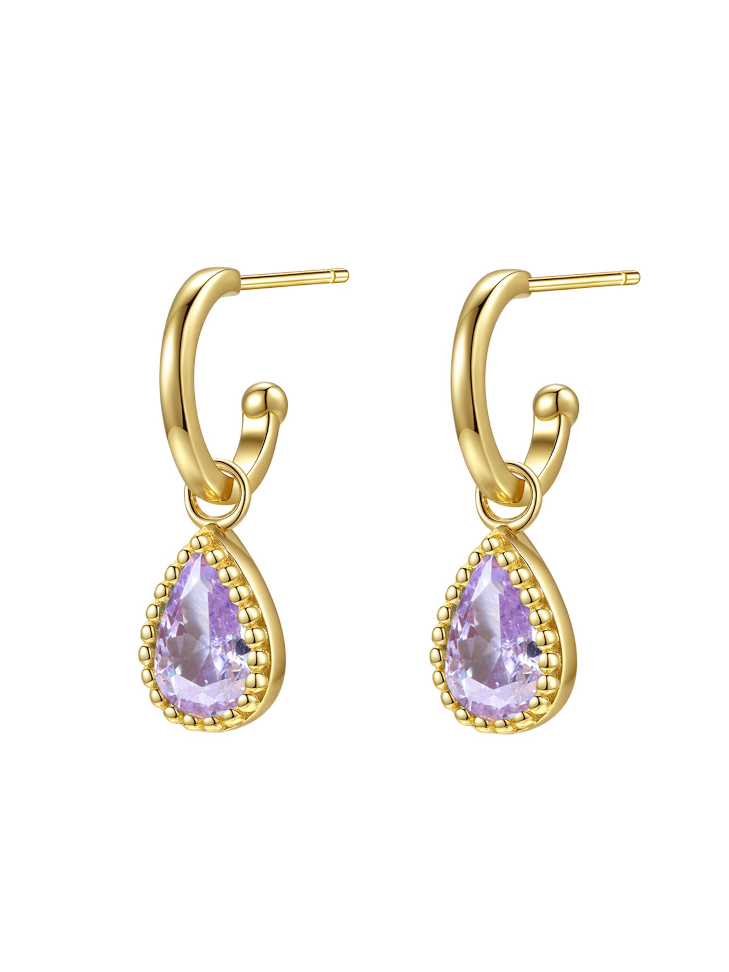 Orecchini 'June Birthstone' di Hey Happiness in oro