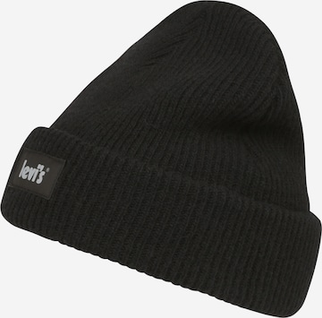LEVI'S Beanie in Black: front