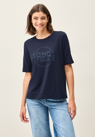 CECIL T-Shirt in Blau: Vorderseite
