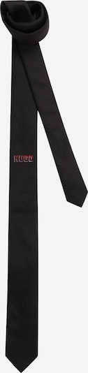 HUGO Stropdas in de kleur Robijnrood / Zwart / Wit, Productweergave
