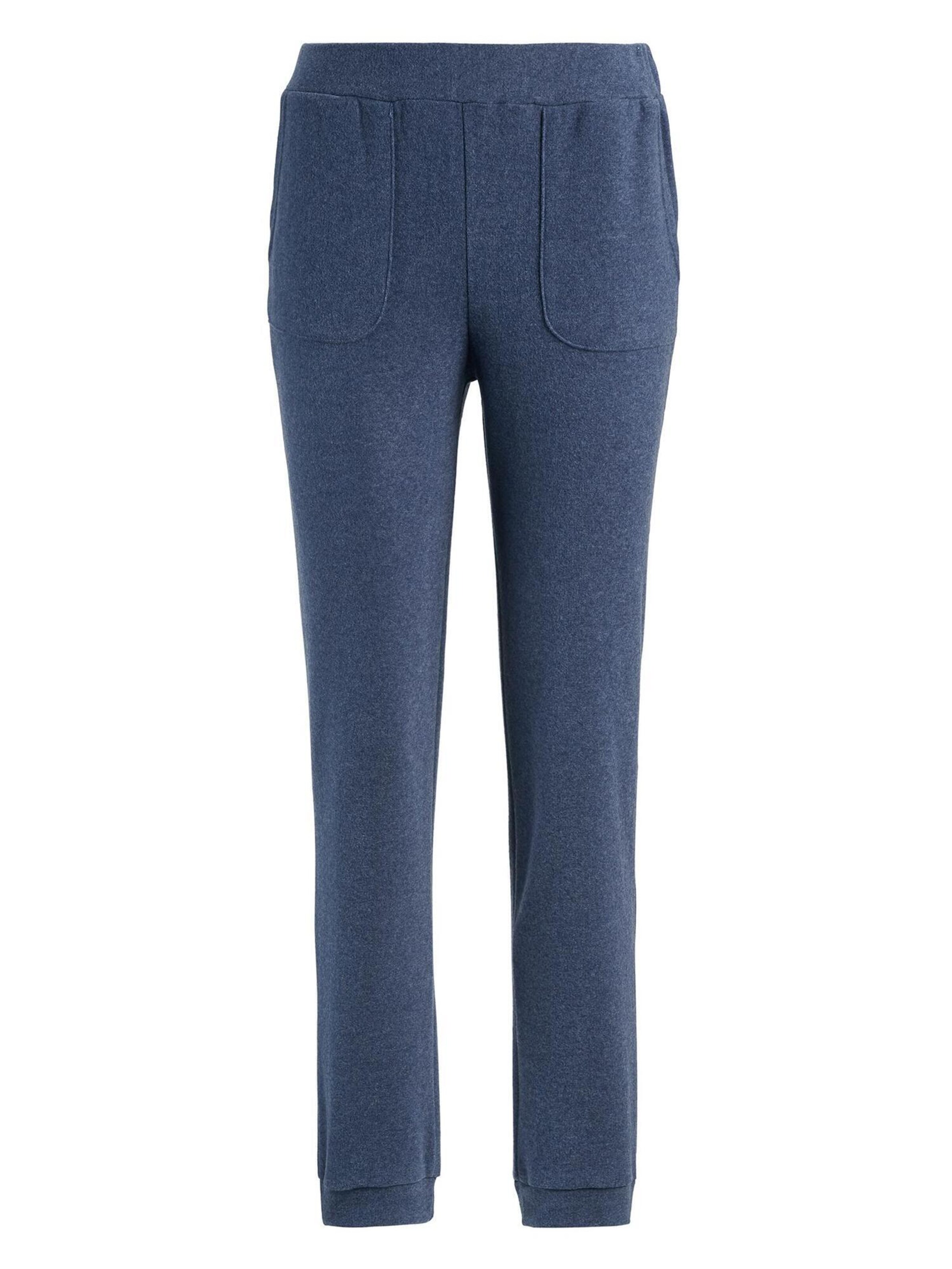Goldner Slimfit Broek in Blauw: voorkant
