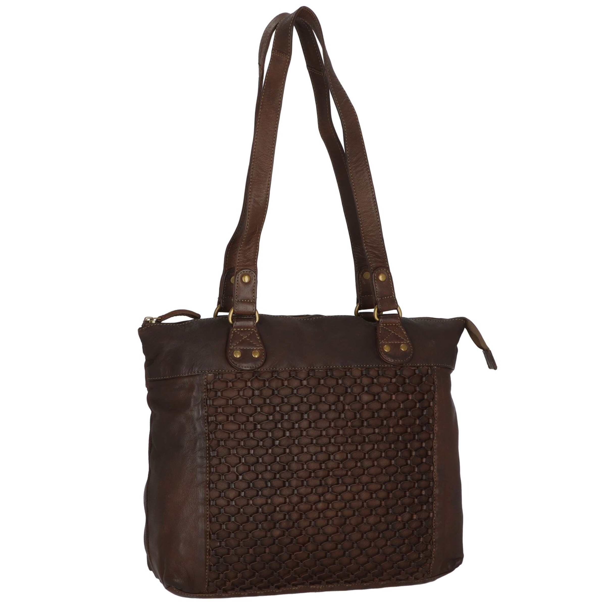 Greenland Nature Shoulder bag 'Femi & Nine' in Brown