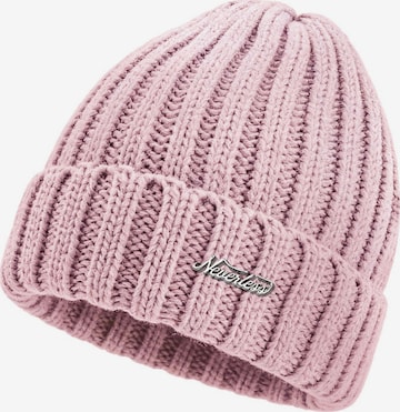 Neverless Beanie 'Model 36934' in Pink: front