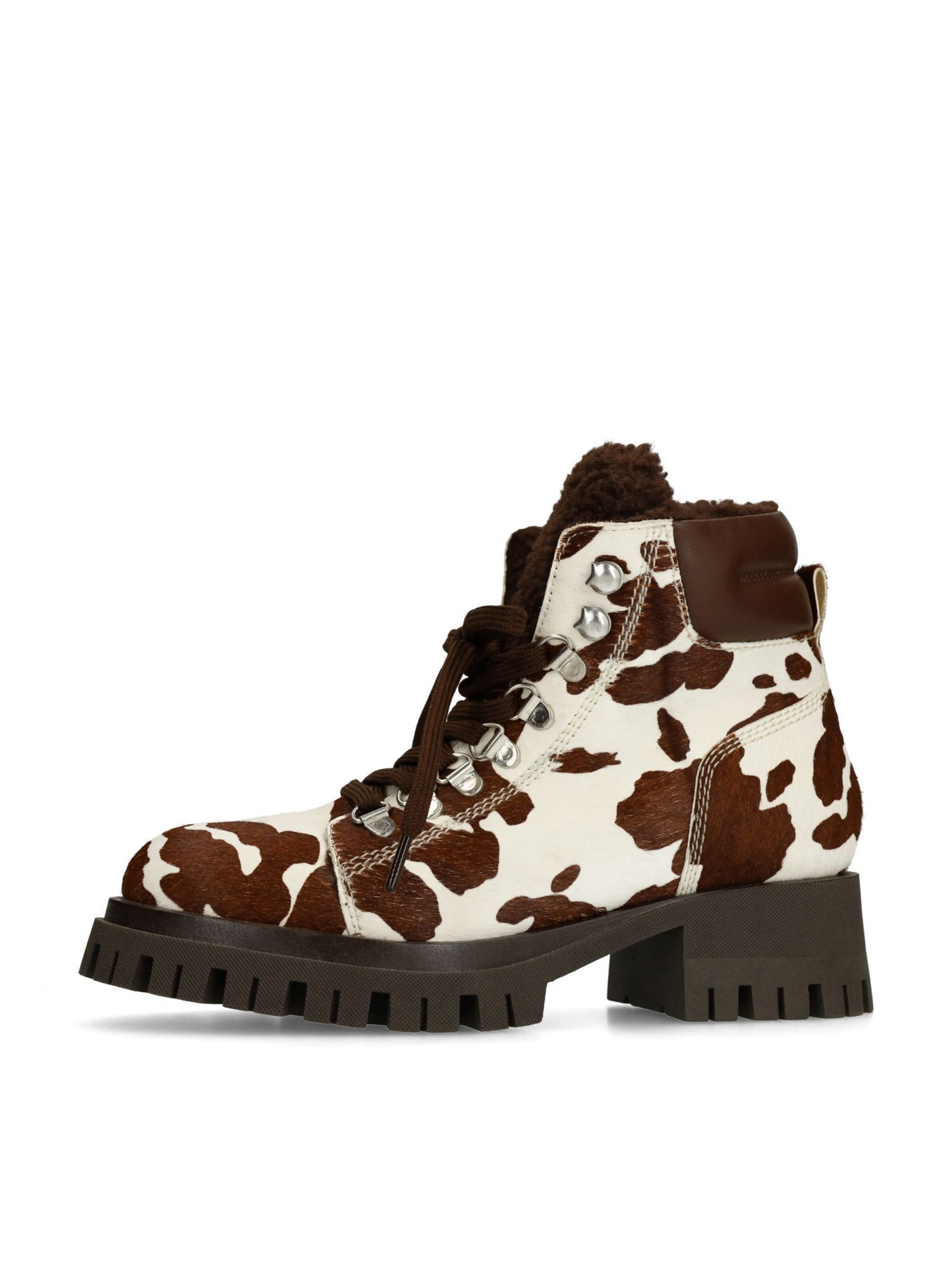 Bottines à lacets SACHA en marron : devant