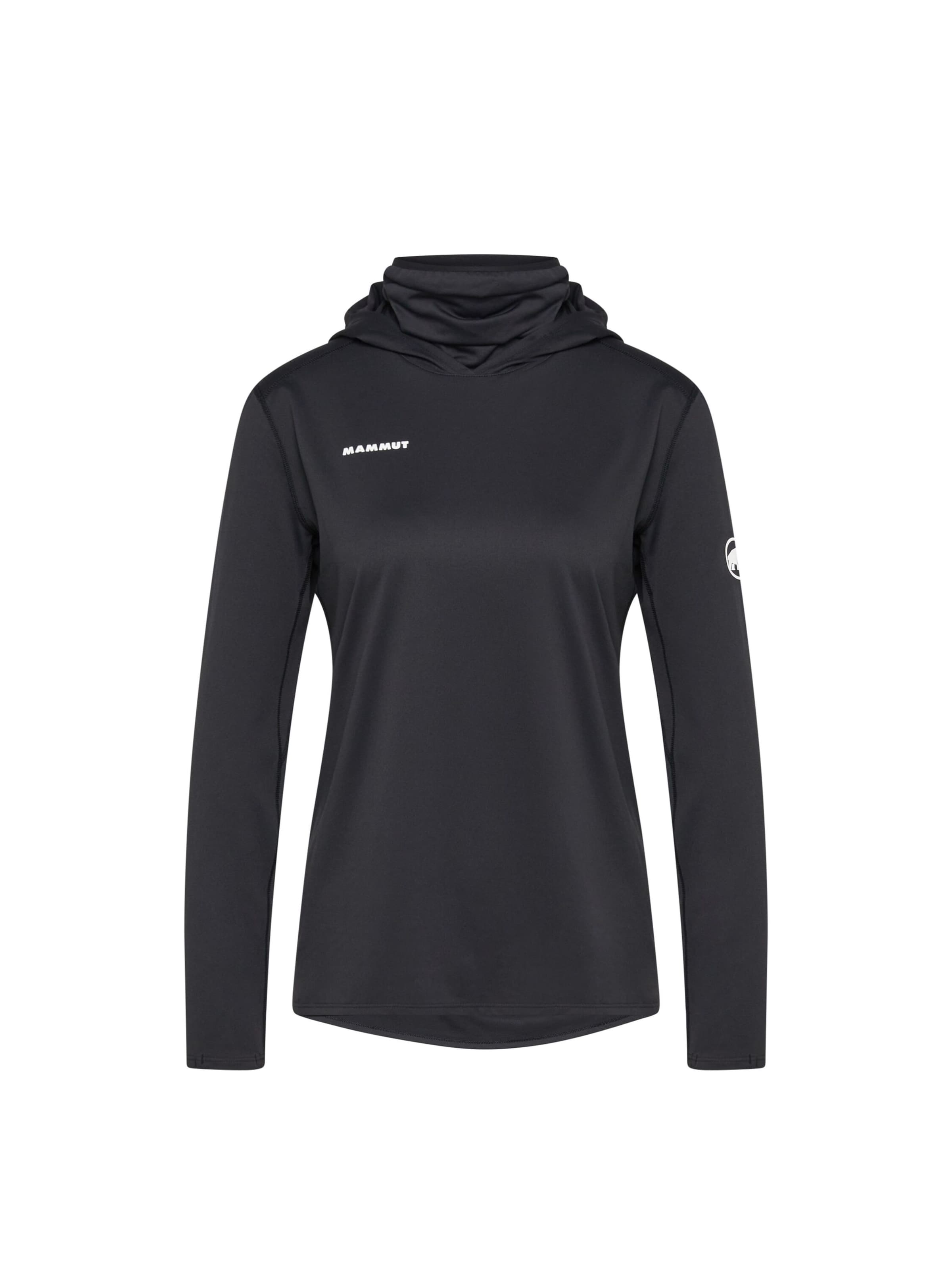 MAMMUT Performance Shirt 'Selun FL Sun' in Black: front