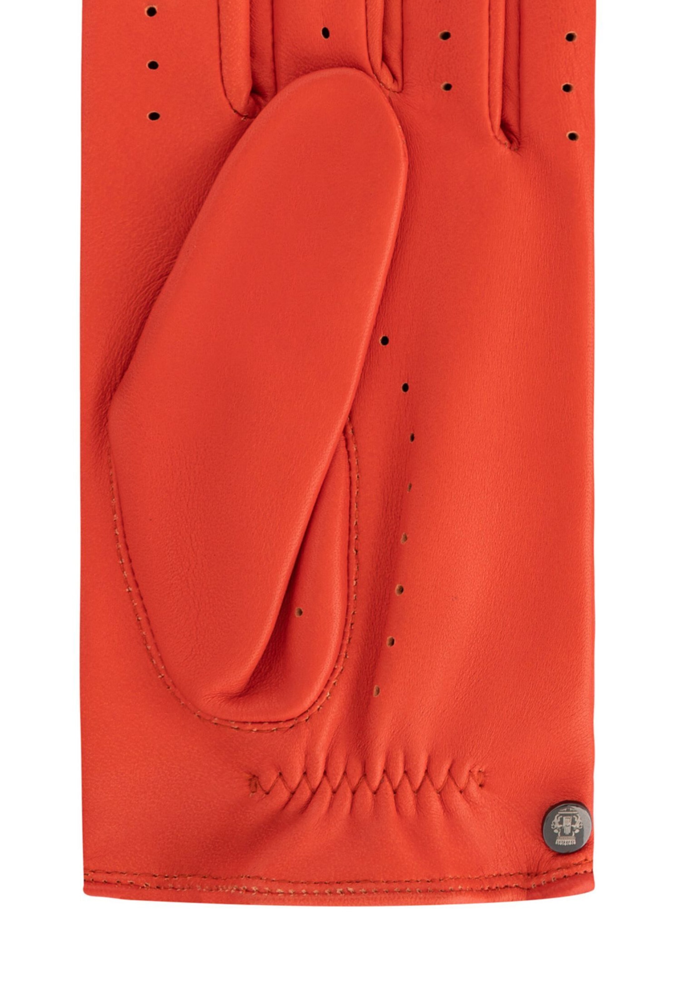 Roeckl Lederhandschuhe 'ROM AUTOFAHRER' in Orange