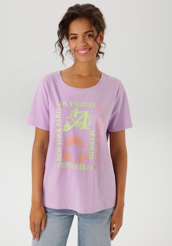 Aniston CASUAL T-Shirt in Pink: Vorderseite
