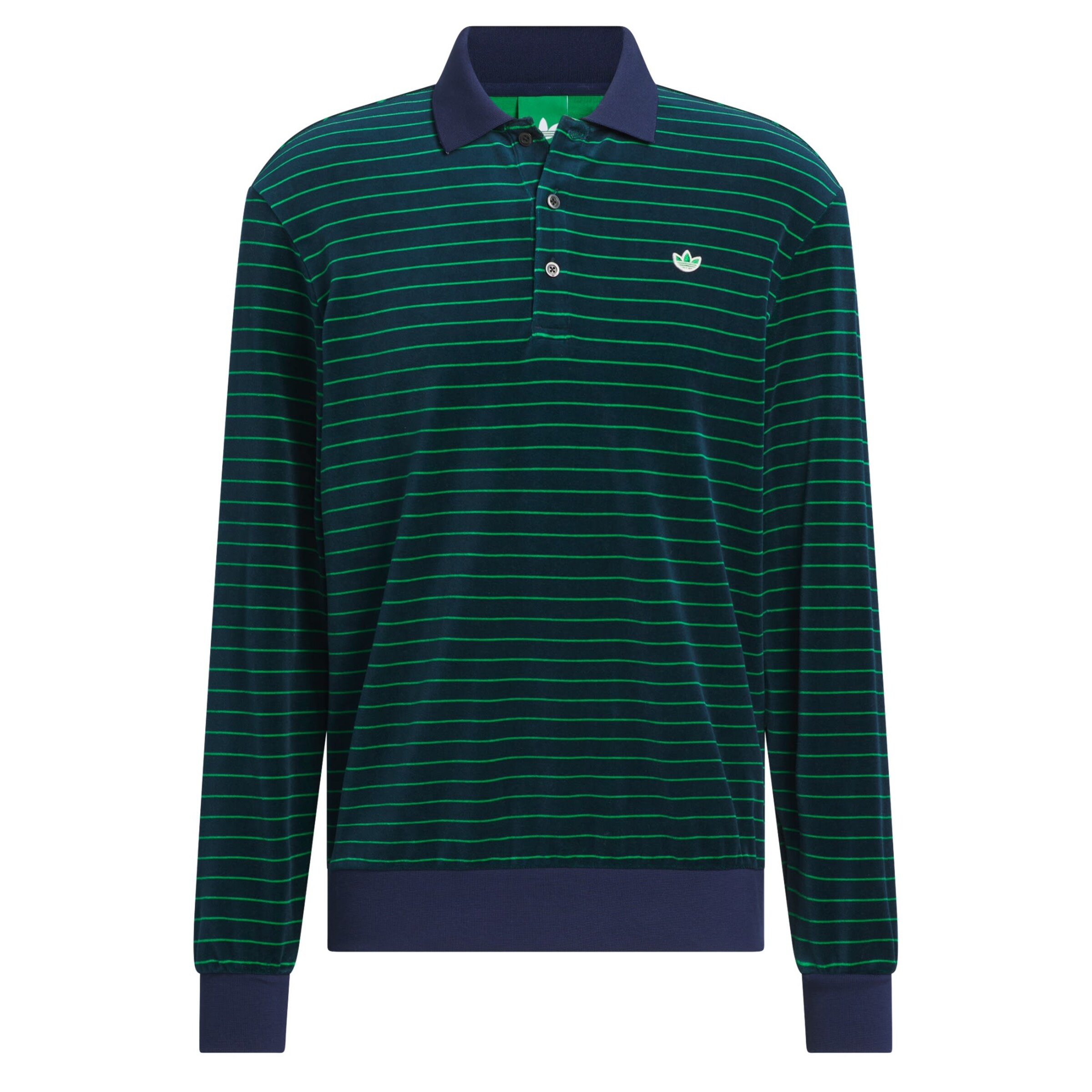 ADIDAS PERFORMANCE - Camiseta funcional 'Originals Velour Long Sleeve' en azul: frente