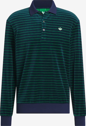 T-Shirt fonctionnel 'Originals Velour Long Sleeve' ADIDAS PERFORMANCE en bleu : devant