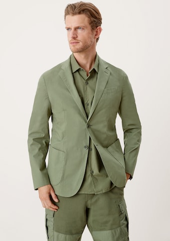 Coupe regular Veste de costume s.Oliver en vert : devant