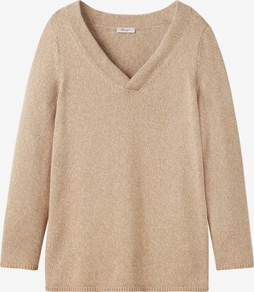 SHEEGO Sweater in Beige: front