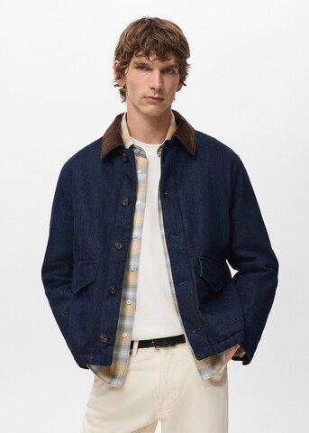 MANGO MAN Between-Season Jacket 'Wiston' in Blue: front