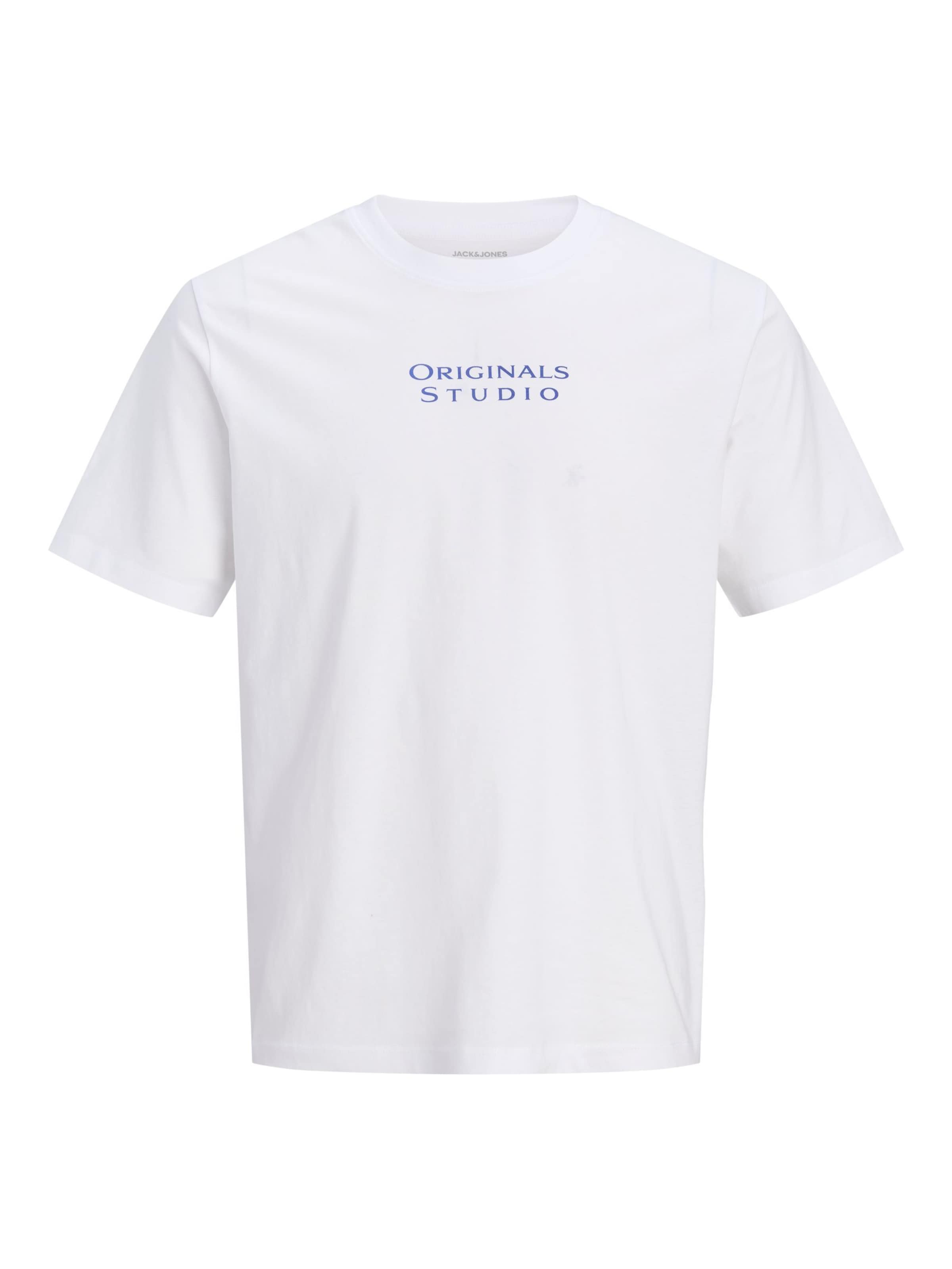 T-Shirt JACK & JONES en blanc : devant