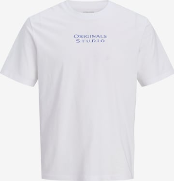 T-Shirt JACK & JONES en blanc : devant