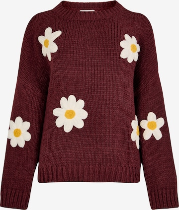 Pull-over Apricot en rouge : devant