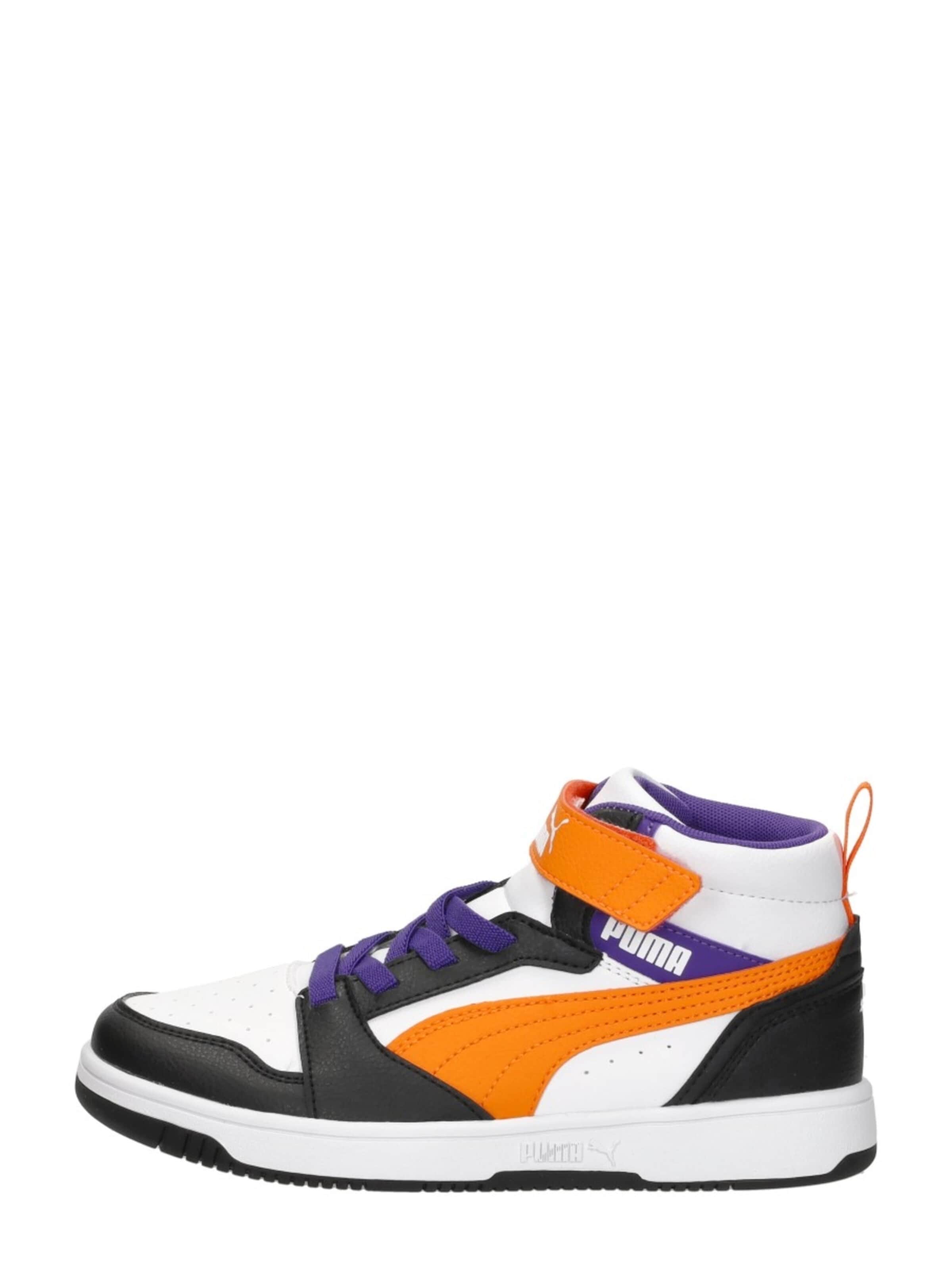 PUMA Sneakers 'Puma Rebound V6 Mid AC+ PS' in Zwart: voorkant