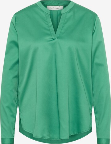 ETERNA Blouse in Groen: voorkant