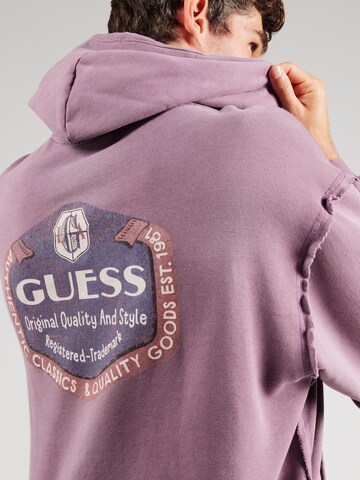 GUESS Originals - Sweatshirt em roxo