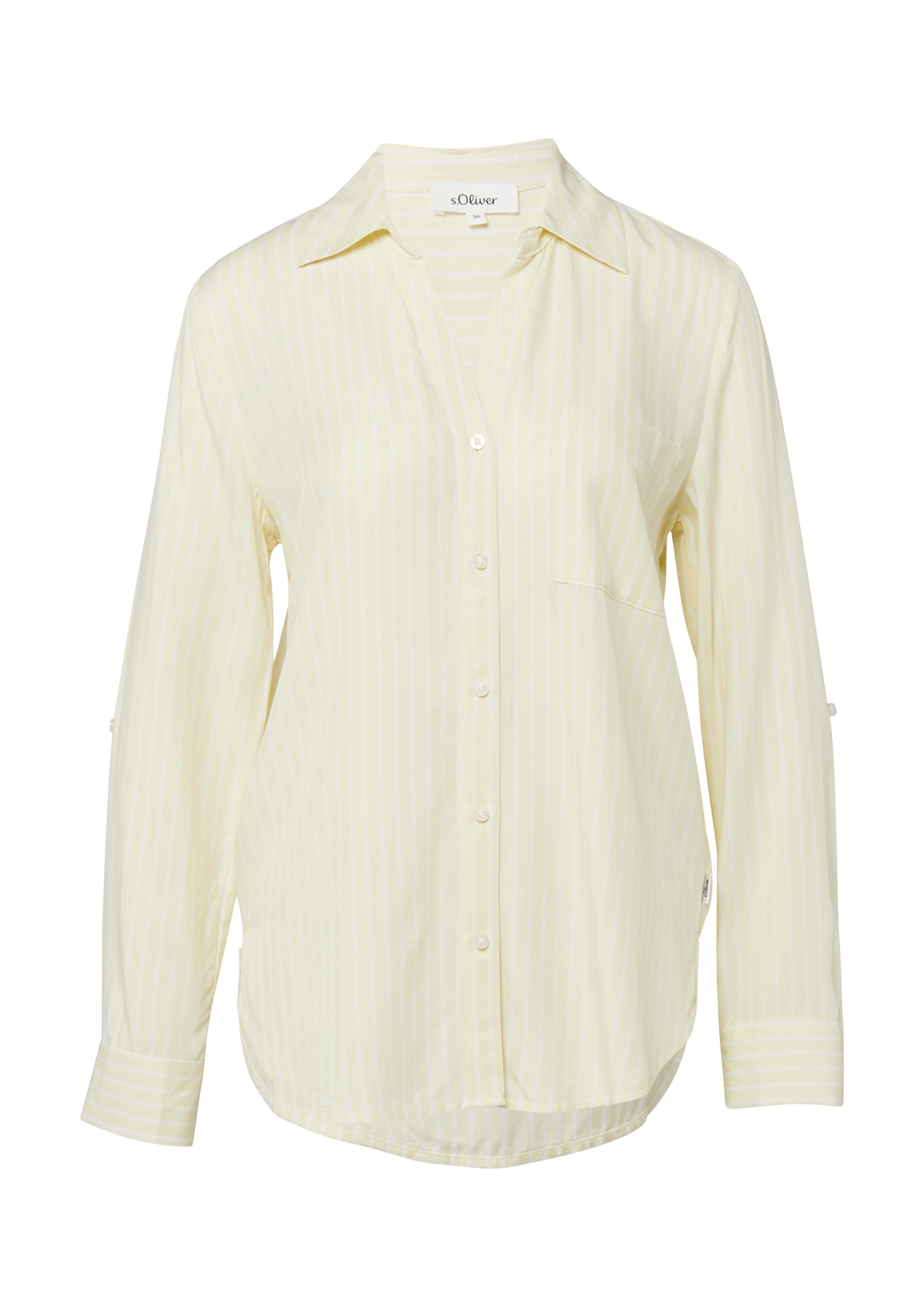 s.Oliver Bluse in Gelb: Vorderseite