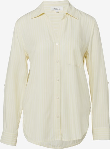 Chemisier s.Oliver en jaune : devant