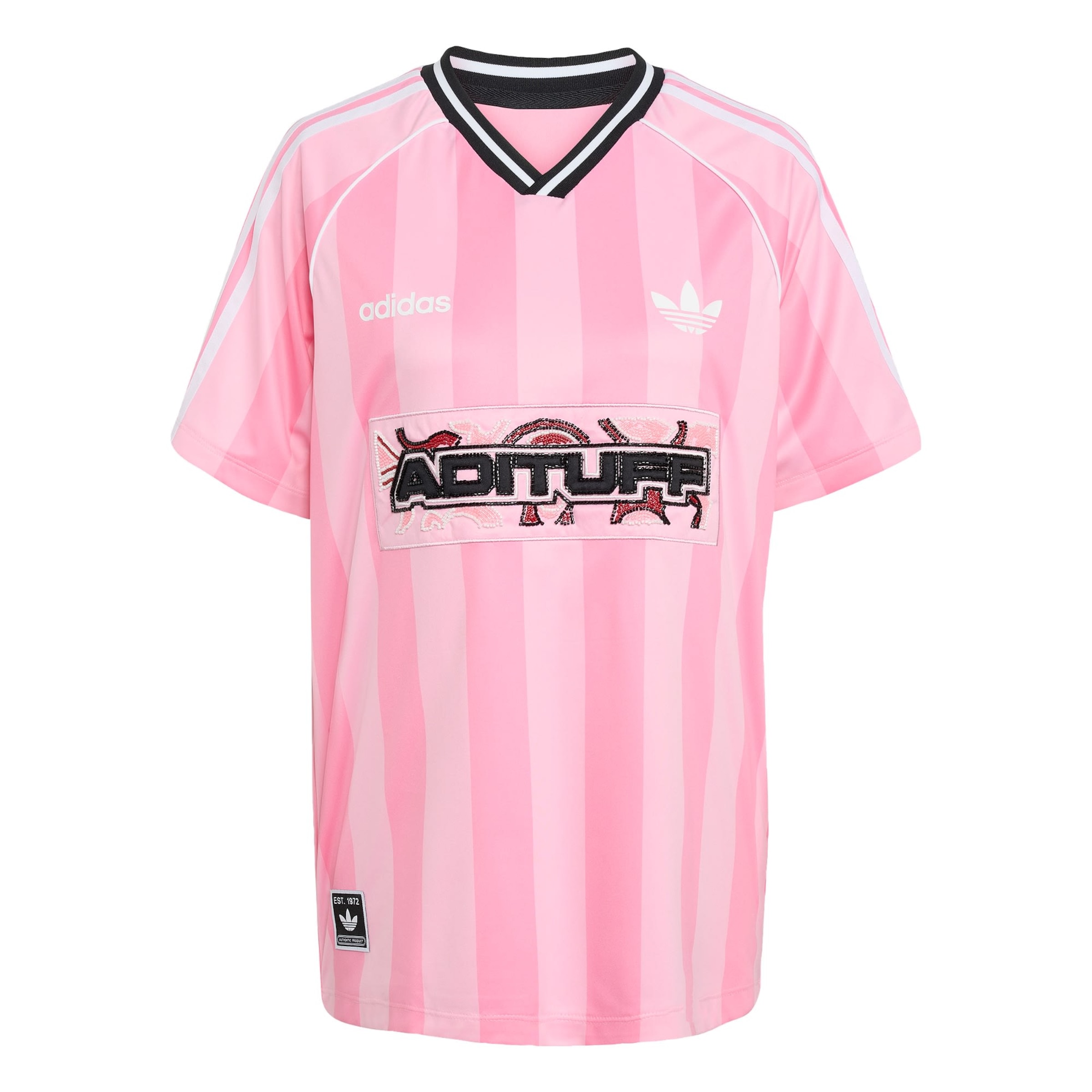 ADIDAS ORIGINALS Shirt 'Beads' in Roze: voorkant