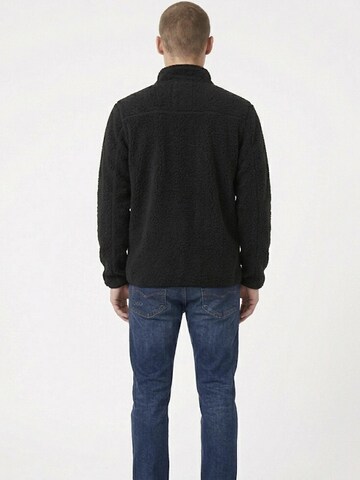 A Question Of (AQO) Overgangsjakke 'David Micro Fleece Zipper' i sort