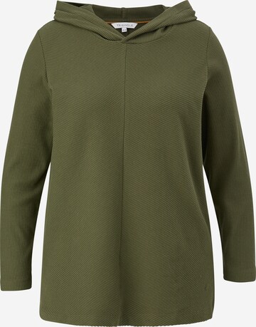 TRIANGLE Shirt in Groen: voorkant