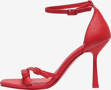 ONLY - Zapatos con plataforma 'AUBREY-3' en rojo: frente