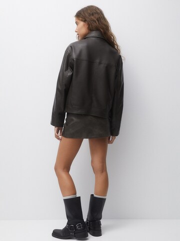 Pull&Bear Between-season jacket in Black