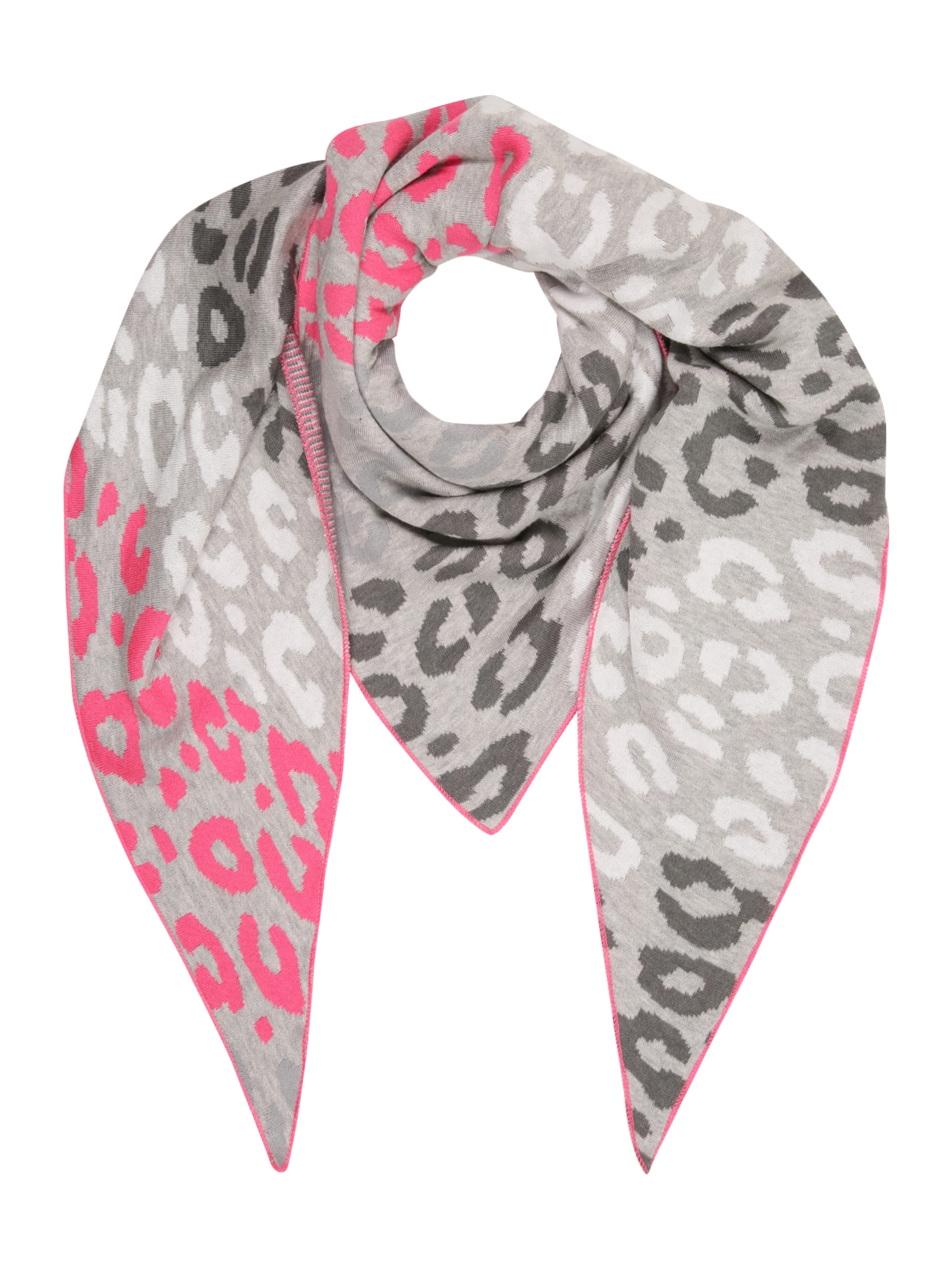 Zwillingsherz Кърпи в сиво: отпред