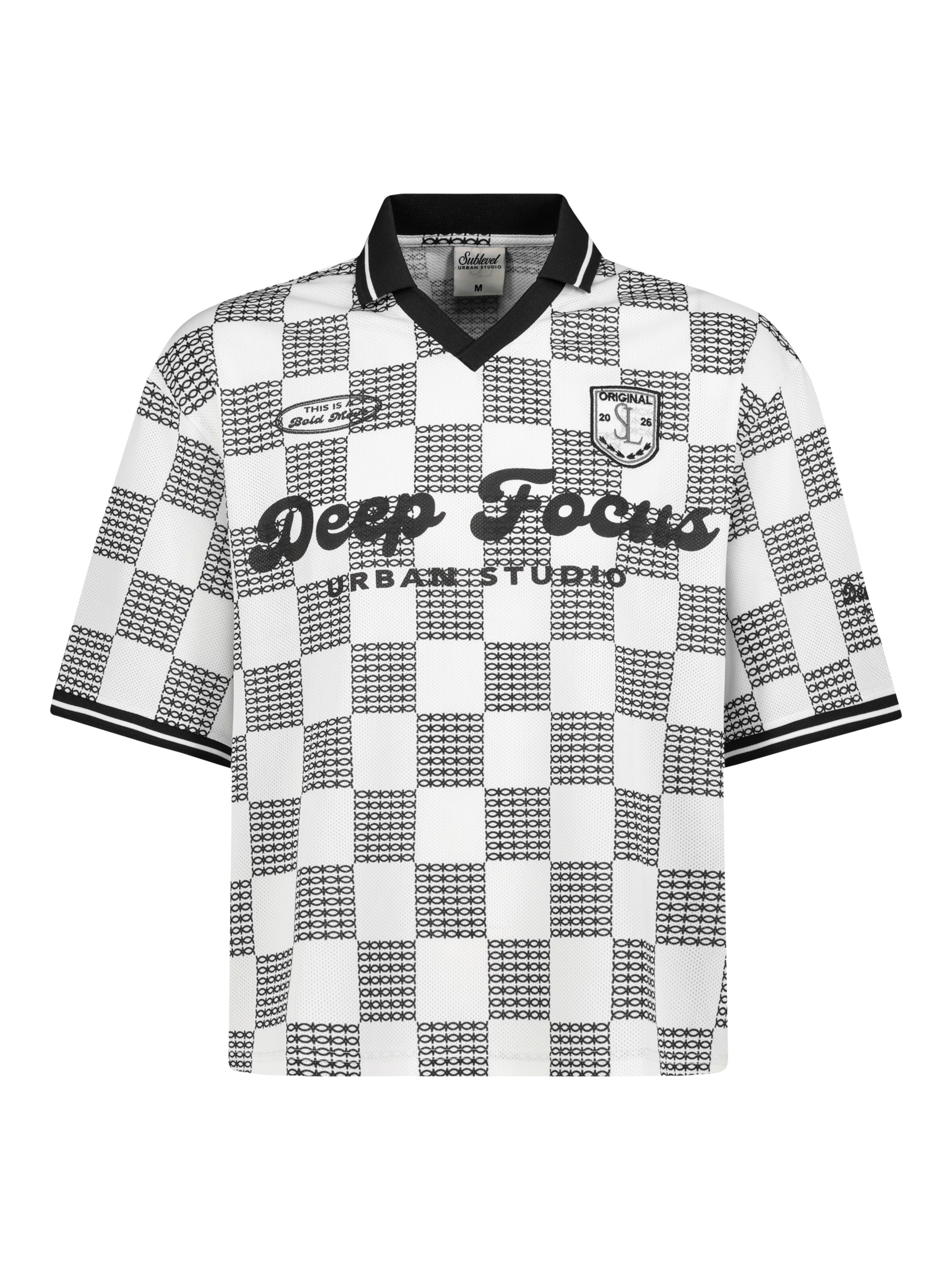 Sublevel Shirt in Schwarz: Vorderseite