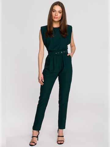 Stylove - Jumpsuit en verde: frente