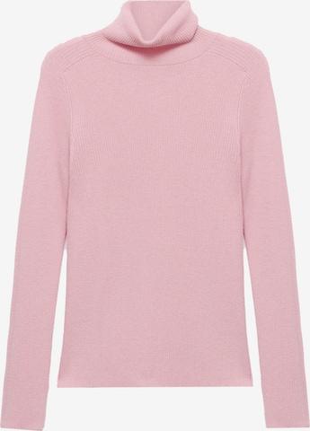 Pull-over 'LANOTE' MANGO en rose : devant