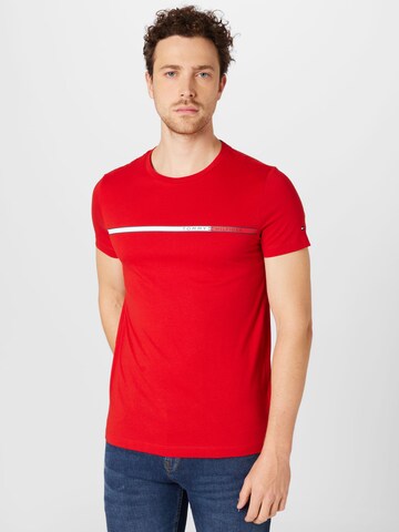 TOMMY HILFIGER T-Shirt in Rot: predná strana