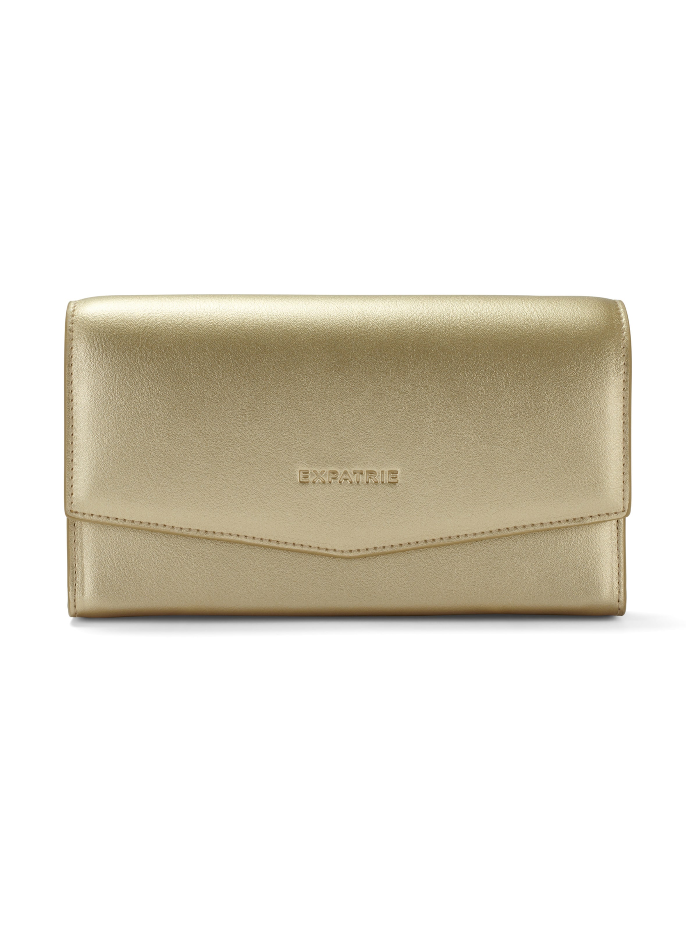 Expatrié - Bolso de noche 'Camille' en oro