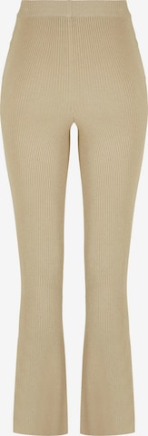 Urban Classics Flared Leggings in Beige